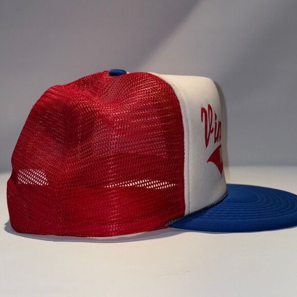 Vintage Vinnie’s pizza Red and Blue Trucker Hat - Picture 5 of 9